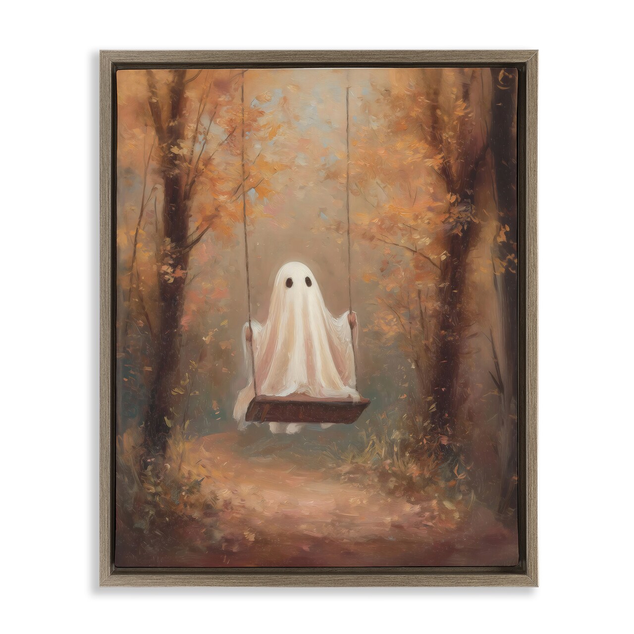 Stupell Industries Eerie Swinging Ghost Floating Frame, design by Arlington Prints